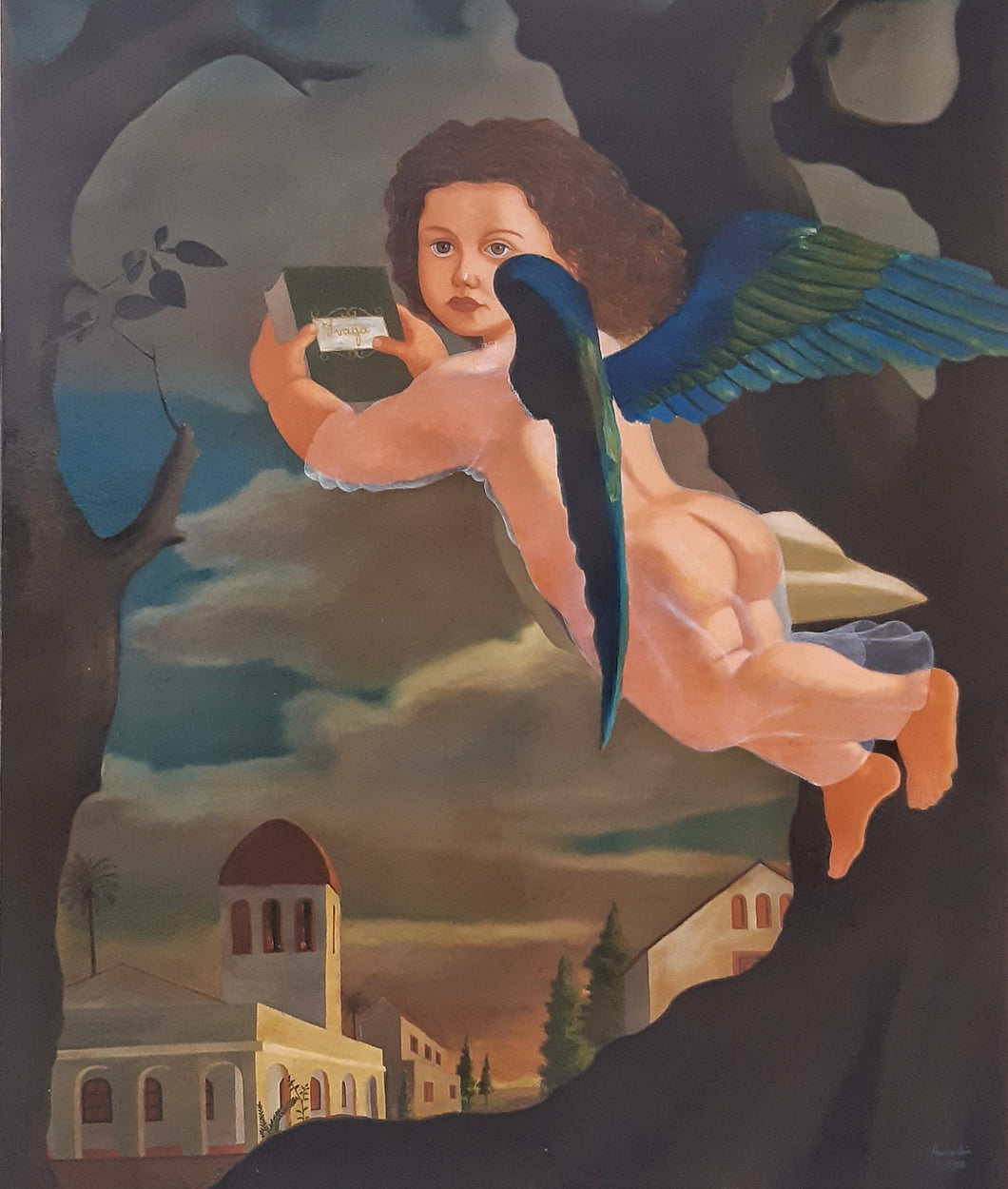 ARSENIO AGUILAR - Ángel con el libro de yvaga