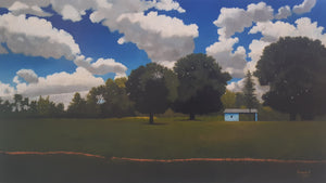 ARSENIO AGUILAR - Paisaje con sendero