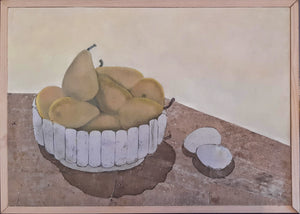 BARBARA MARION - Natura Morta con Pere e Uova