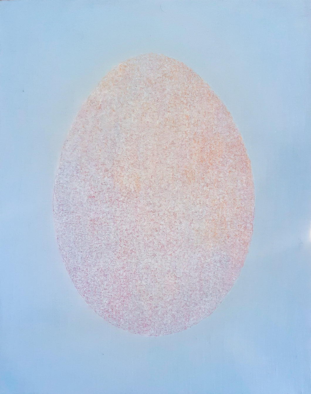 BARBARA MARION - Uova grandi su fondo celeste IV