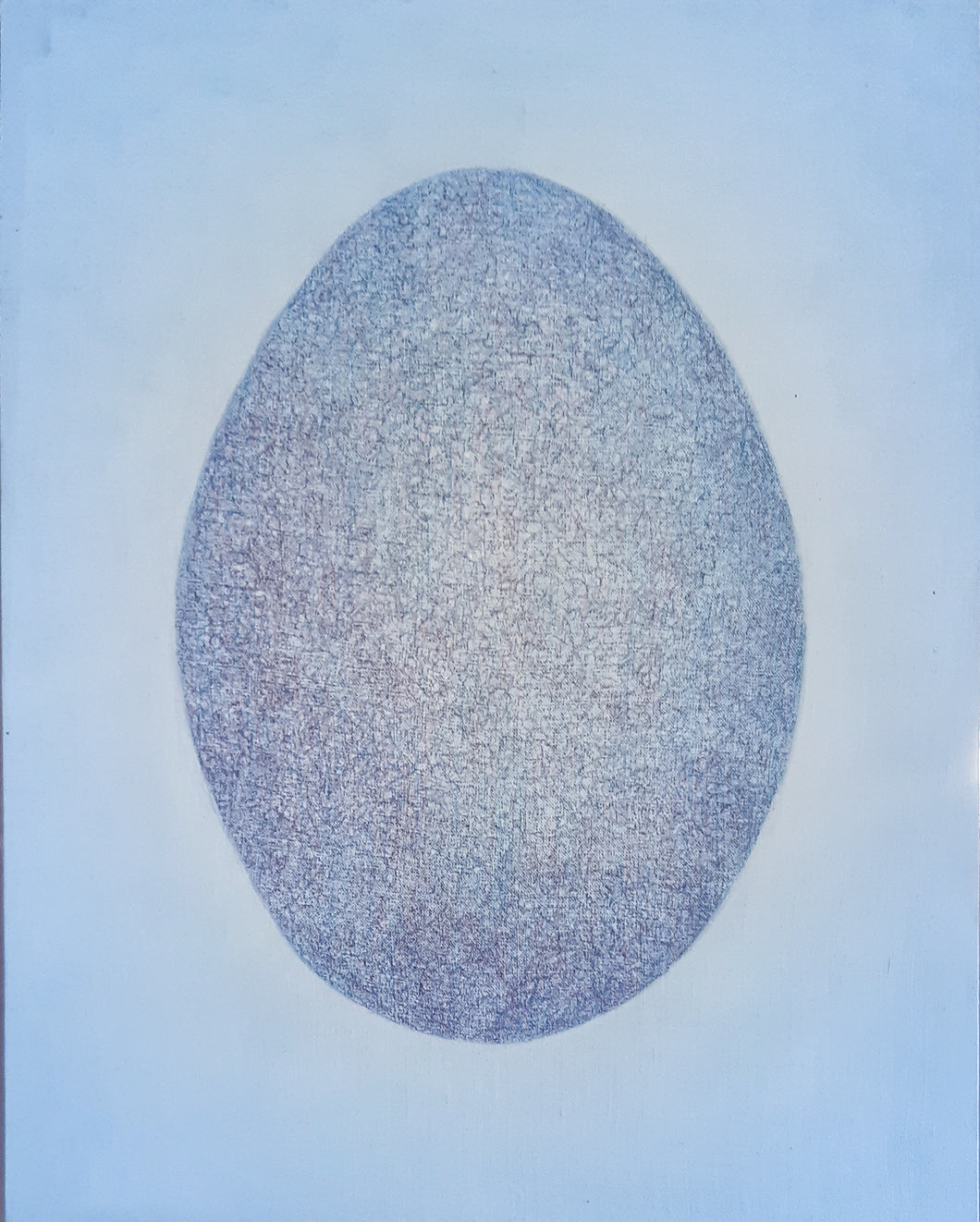 BARBARA MARION - Uova grandi su fondo celeste III
