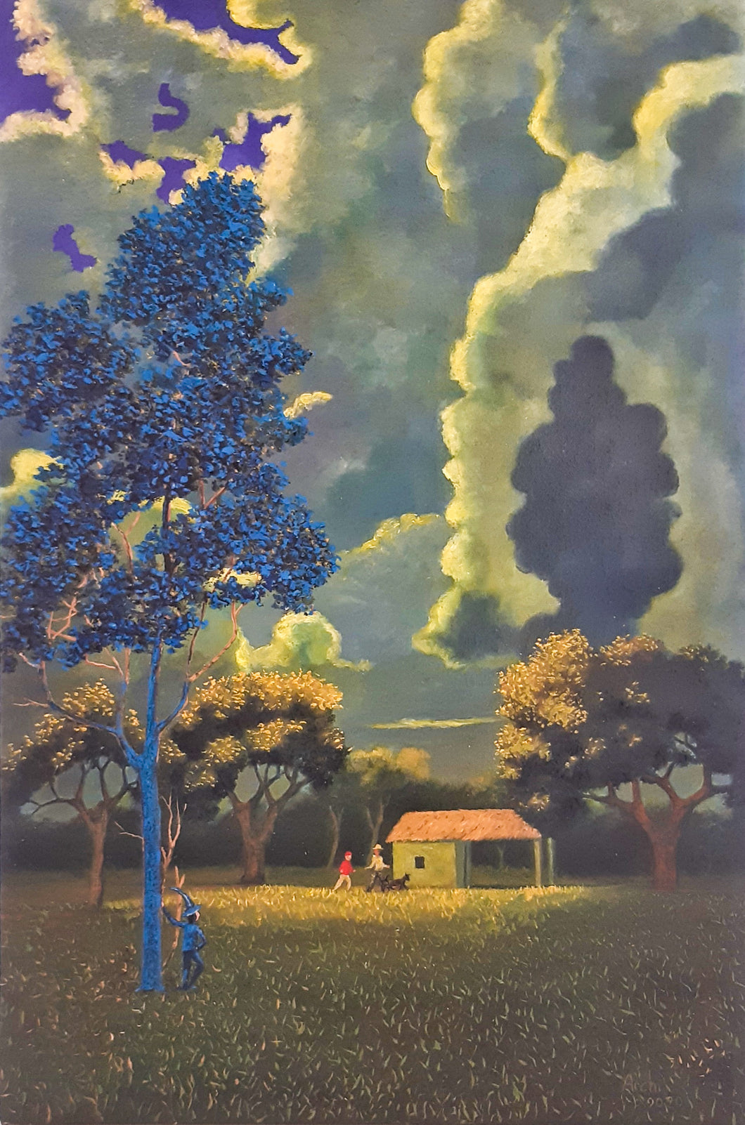 ARSENIO AGUILAR - El árbol azul