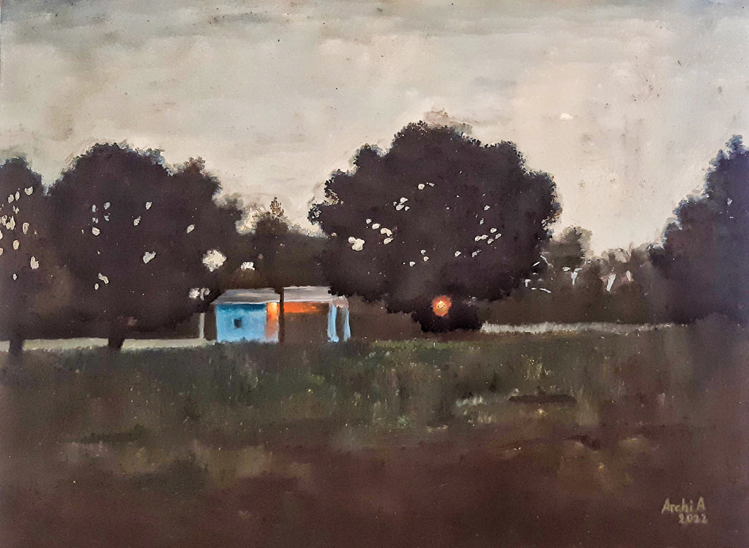 ARSENIO AGUILAR - Mangal al atardecer