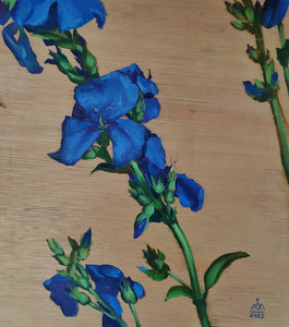 MARIA LIACHOVITSKAYA - Flores Azules