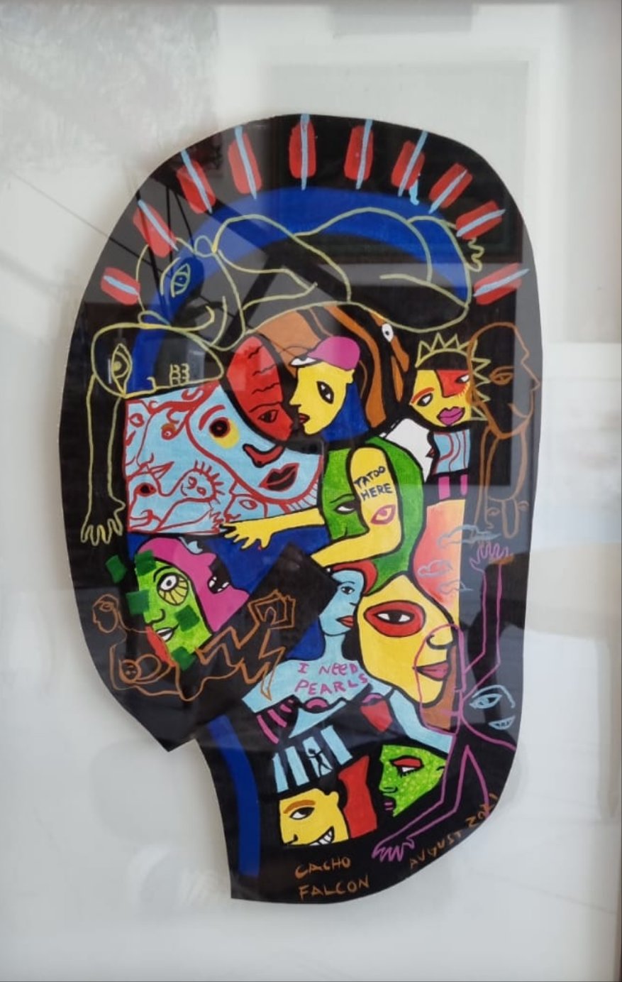 CACHO FALCON  - Cacho Faces Pintada
