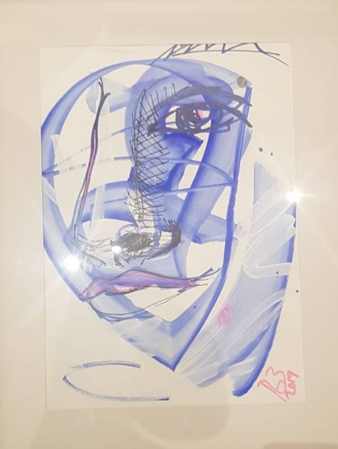 RAFAEL GROSS BROWN    Retrato Azul