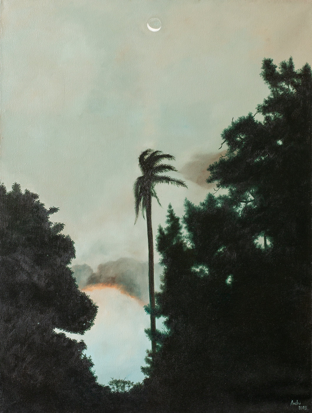 ARSENIO AGUILAR   Anocheciendo