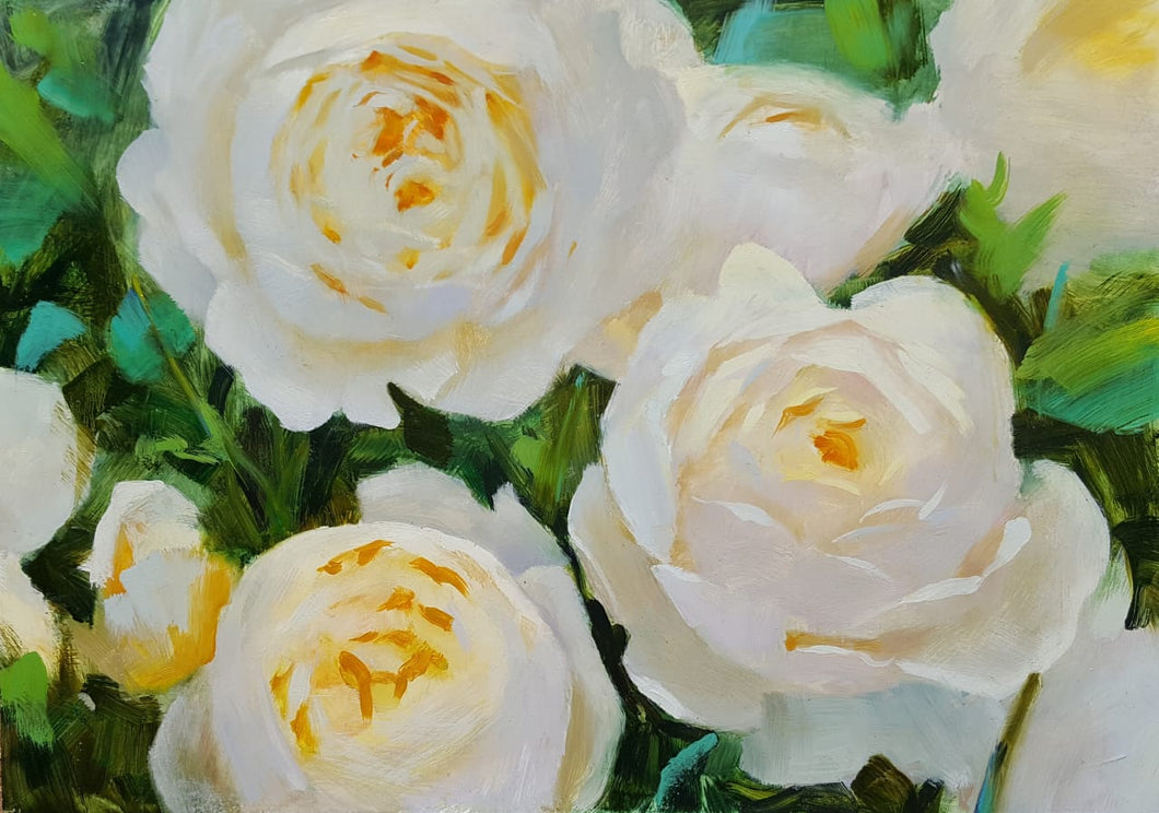 MARIA LIACHOVITSKAYA - FLORES BLANCAS